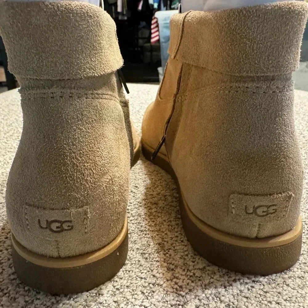 UGG Women’s Josephene Suede Upper Medial Zipper NWT No Box Size 10 - Picture 6 of 13